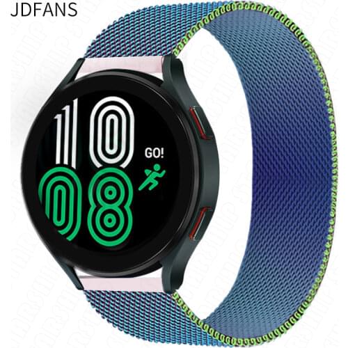 20mm/22mm Magnetic Loop Strap for Samsung Galaxy Watch 3/4/45/41mm/Active 2 46mm/42mm Gear S3 Bracelet Huawei GT/2/2e Watch Band