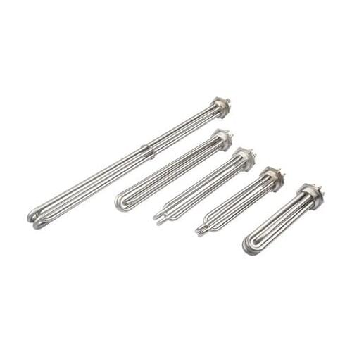 Water tank heating pipe