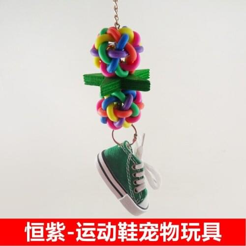 Five-Pointed Star Sneakers Toy Bird Parrot Cage African Gray Parrot Toy