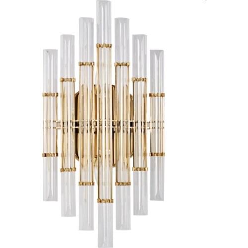 Simig Modern European Creative Crystal Luxury Wall Lamp For Bedside Led E14 Wall Light Sconce Steam Punk Wall Light Fixture