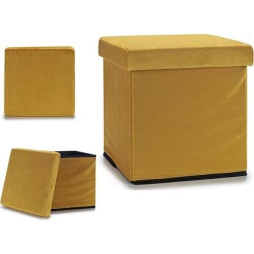 Multi-purpose basket Velvet Ocre (31 x 31 x 31 cm)