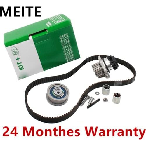 06D109119B Engine Water Pump With Timing Belt Tensioner Set For VW Golf Jetta Passat For Audi A3 A4 A6 TT 06D109243B 06F121011X