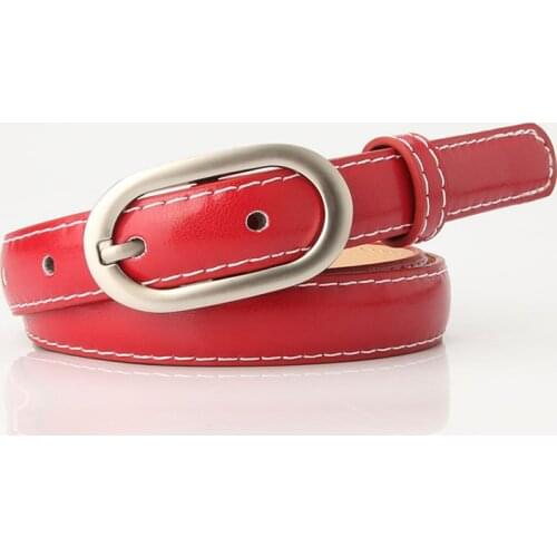 2019 PU Leather Women Belt Vintage Women Luxury Strap Female Metal Pin Buckle Belts Fashion Designer Women Belts for Jeans