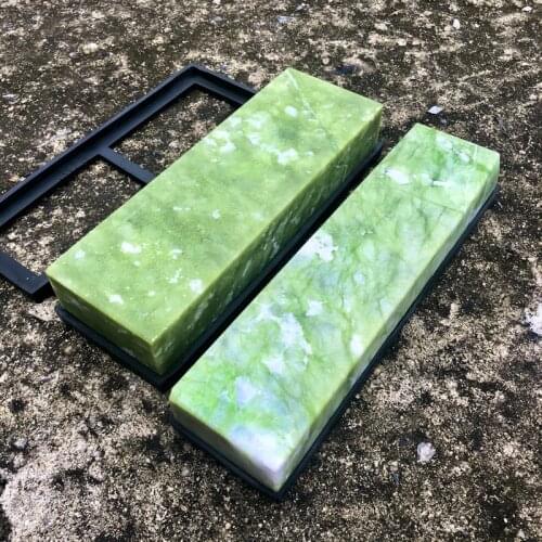 10000# Natural Green Agate sharpening stone Fine Grinding Polishing Shaved bar Whetstone professional honing tool