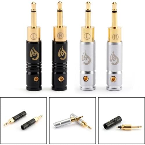 Areyourshop Mini 2.5mm 2 Pole Stereo Plug Audio Connector For HD700 2.5he400i Headset