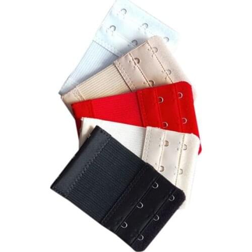 2pcs/set Bra Extenders 2 Rows 3 Hooks Strap Buckle Extension Straps Women Bra Strap Extender Sewing Tool Intimates Accessories