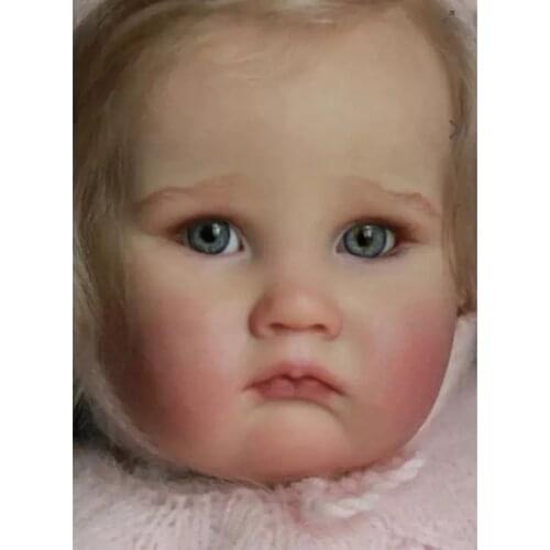 25inch Reborn Doll Kits Charlotte Toddler Fresh Color Soft Touch DIY Unfinished Blank Doll Kit Reborn Baby Toy Drop Shipping