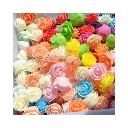 500 Pcs/Set 50 Sets DHL Wholesale PE Artificial Rose 3.5cm For Wedding /Party/Festival /Home Decoration Foam Artificial Flowers