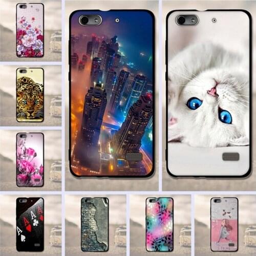 For Huawei Honor 4C Case Cover for Huawei G Play Mini Case Soft Silicone Painted Cover for Huawei Honor 4C 5.0" Phone Case Coque