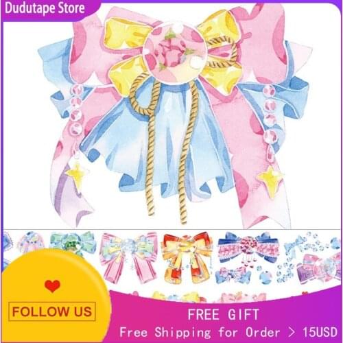 Journal Washi Tape Sticker Characters Dream Bow Long Cycle Special Oil