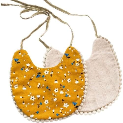 Baby Cotton Printing Bibs Feeding Saliva Towel Bandana Scarf for Newborn Infants Gifts