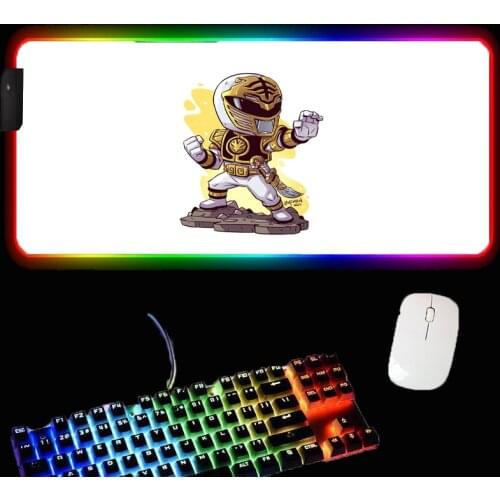Small robot big standard mouse pad RGB large gaming accessories LED home XXL 40x90cm carpet pad natural rubber office desk mat