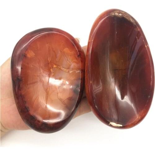 Beautiful 1PC Natural Carnelian Crystal Bowl Red Agate Crystal Ashtray Specimen Reiki Healing Gifts Natural Quartz Crystals