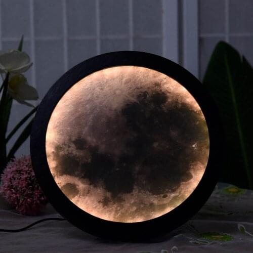 Round Night Light Modern Creative Makeup Mirror with Light Hallway Atmosphere