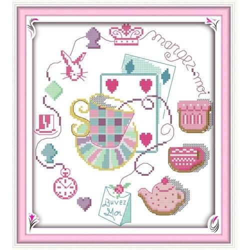 Magic props cross stitch kit cartoon 14ct 11ct count printed canvas x stitches set hand embroidery DIY handmade needlework plus
