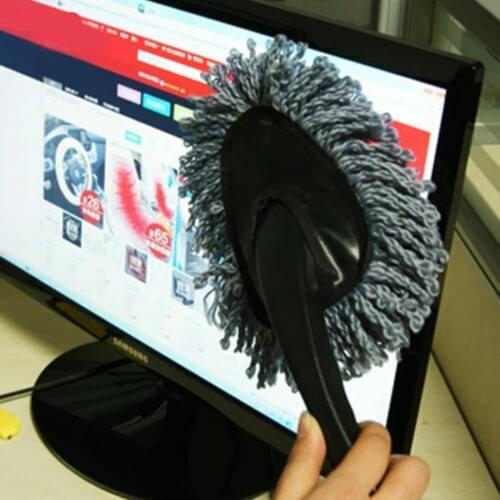 Microfiber Windshield Clean Cars Auto Wiper Cleaner Glass Window Tools Brush Kit