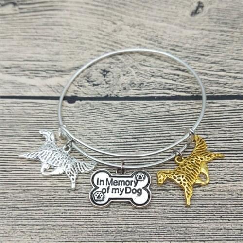 Trendy New English Setter Bangles Cute English Setter Dog Bangles Bracelets Fashion Pet Jewellery