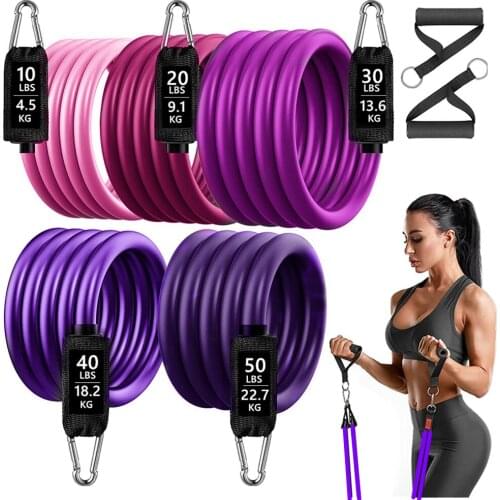 12/19Pcs Resistance Loop Band Set Exercise Workout Booty Sport Yoga Rubber Bands Set Skipping for Fitness Equipment for Home Gym