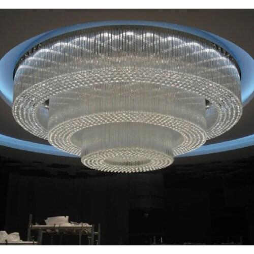 Oval living room crystal lamp restaurant bedroom lamp LED ceiling bar aisle rectangular porch engineering lamps led lighting