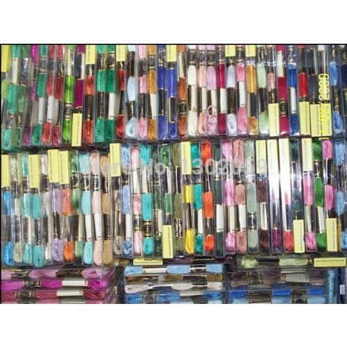 Factory Directly Sale 2682 Pieces Cross Stitch Embroidery Thread Floss Similar DMC Thread----8.7 Yard 6 Strand