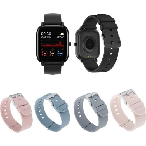 Watch Band For P8 Smart Watch Replacement Sport Silicone Band Strap Two-Piece Smart Watch Strap Wristband And Steel Strap Acc
