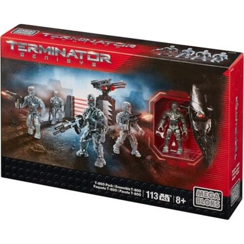 Mega Bloks Construx Terminator Genisys CNG02 T-800 Pack Building Blocks Construction Toys Action Figure Collect best gift