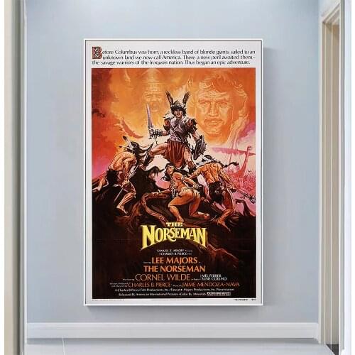 V0680 The Norseman Vintage Classic Movie Wall Silk Cloth HD Poster Art Home Decoration Gift