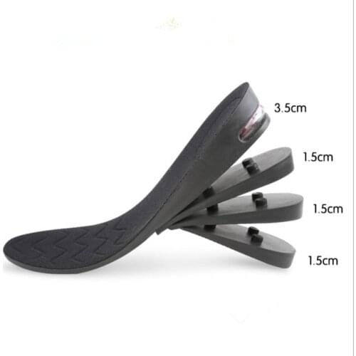 1 Pair Men and women increased 3\5\7\9cm insoles adjustable stealth and increased insoles andincreased the insole can be tailore