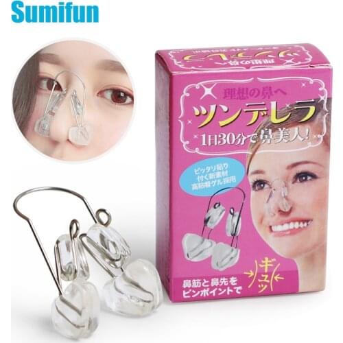 1pcs Silicone Nose Straightener Rhinoplasty Clip Tools Beauty Nose Up Lifting Nose Shaper Clip Nose Corrector Orthopedic C1953