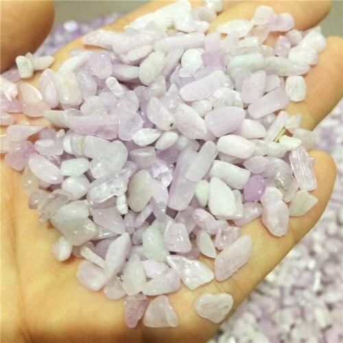 100g natural Purple lithium fai crystal tumbled stone Gemstone mineral chip natural point Beads Chakra Healing Reiki Decorations