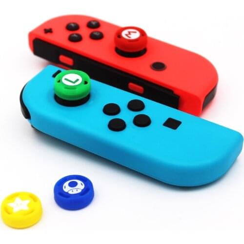 2PCS Silicone JoyCon Cover Analog Thumb Stick Grips Caps for Nintend Switch NS JoyCon Controller Sticks Cap Skin for Switch Lite