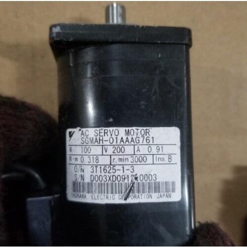 Used Tested Working SGMAH-01AAAG761 AC SERVO MOTOR