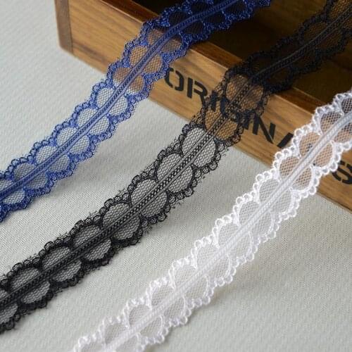 DIY Webbing embroidery stripe label Ribbon clothes decoration belt Lace sewing 2cm (20 yards / lot)