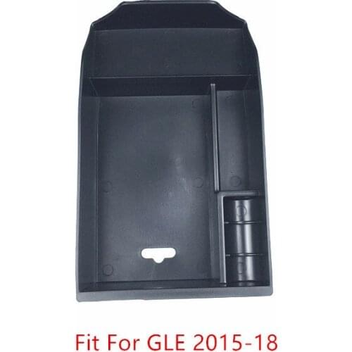 For Mercedes Benz GLE 400 450 2015-18 Central Armrest Storage Box Container Tray Organizer Accessories Car Styling