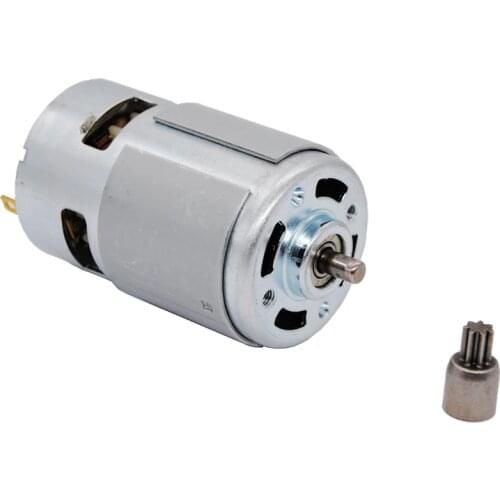 775 DC Motor DC 12V-36V 3500--9000 RPM Ball Bearing Large Torque High Power Low Noise Hot Sale Electronic Component Motor