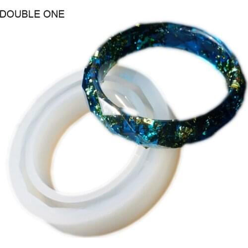 DOUBLE ONE Rhombus Bracelet Jewelry Mold Resin Cabochon Crytal Mouds for DIY