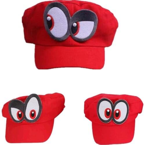 Game Odyssey Cap Adult Kids Cosplay Props Cotton Flat Hat Unisex Costume Accessories