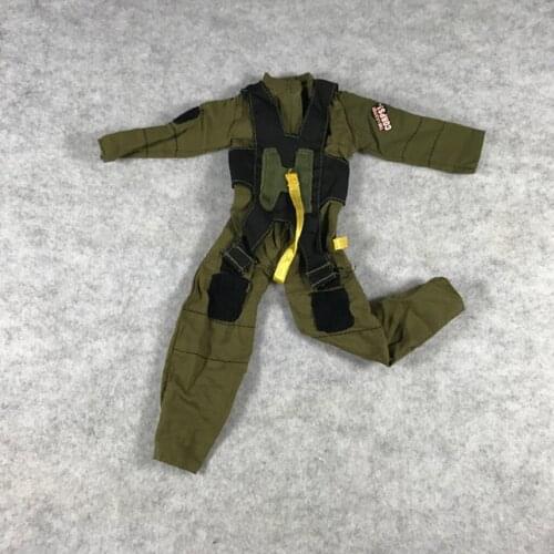 Trendy Fireman Firefighters Garment Suit For 28-30cm Soldier Doll Army Green