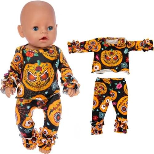 Halloween Clothes Suit For 17 Inch Baby Doll 43cm Dolls Clothes