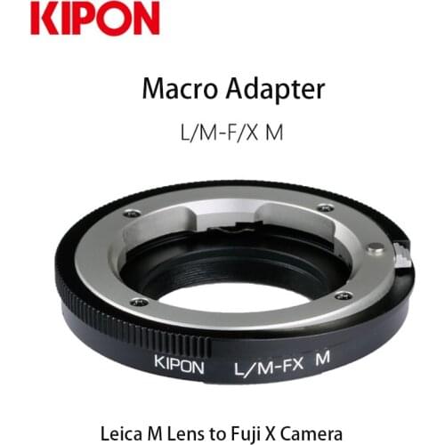 Kipon Macro Helicoid Adapter for Leica M Mount Lens to Fuji X Camera