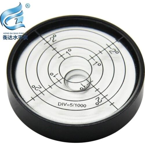 Round Bubble Leveling Instrument High Precision Leveling Instrument Vientiane Leveling Bubble Leveling Bubble 50*10mm