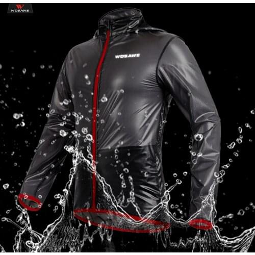 WOSAWE Racing Rain Coat Motorcycle Rider Raincoat Motocross Clothing Motorbike Riding Rain jacket Waterproof Men