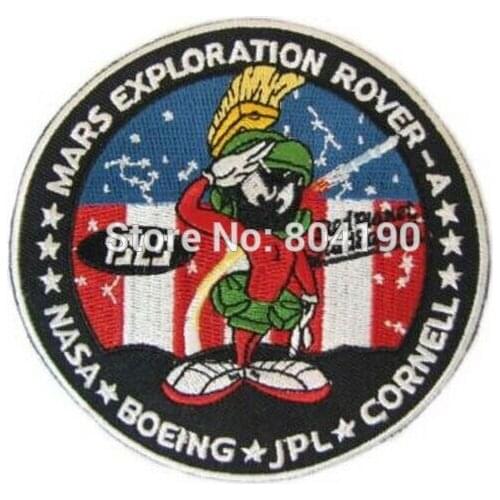 4" MARS EXPLORATION ROVER BOEING JPL CORNELL SPACE THE MARTIAN Embroidered Iron On Sew On Patch