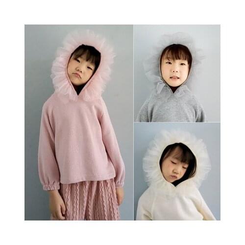 2020 Autumn New Baby Girl Clothes Kids Long Sleeve hooded sweatshirt Kids Casual Pullovers Top Tees Childrens Sweatshirt 2-7Y