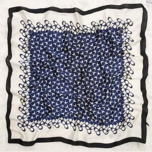 2020 70x70 Profess bib Multipurpose women Silk twill scarf Satin square tie Hairband ladies foulard femme towel bufanda shawl