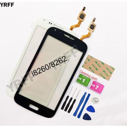 Mobile Touch Screen For Samsung Galaxy Core I8260 I8262 Touch Screen Digitizer Touch Panel Replacement Front Glass Lens Sensor