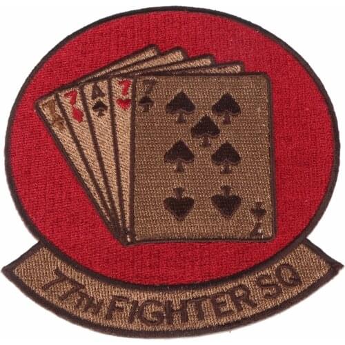 US USAF 77TH FIGHTER SQUADRON EMBROIDERED PATCH Military Store