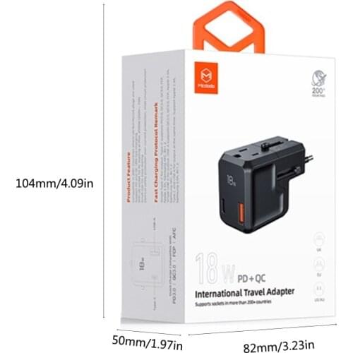 T5EE US/UK/EU/AU Plug International Universal Travel Charger AC Power Plug Adapter