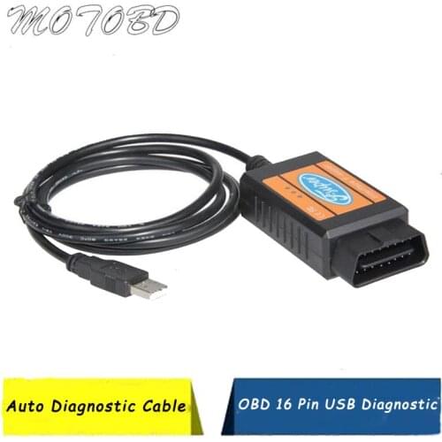 USB Interface OBD for Ford OBD Scan Tool Obd Auto Diagnostic Cable For Ford Car Fault Detection Tool OBD F-Super