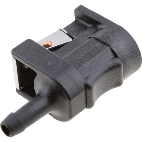 Fuel Line Female Engine Connector Fits Yamaha Outboard Motors 5/16'' Black
